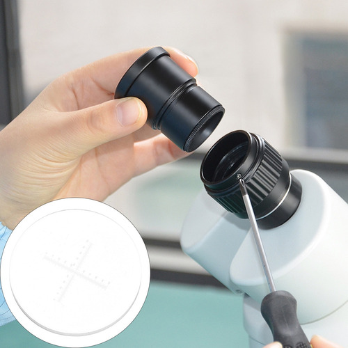 Microscopio De Micrómetro Ocular, Regla De Calibración