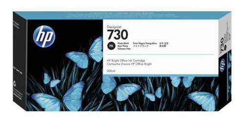 Oferta! Cartucho Hp 730 P2v71a Negro Mate Orig. 300ml T1700