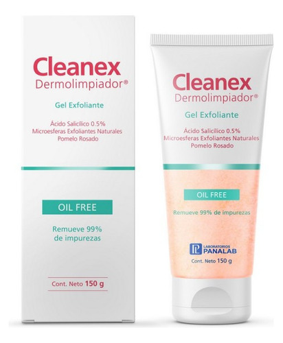 Dermolimpiador Gel Exfoliante Cleanex X 150 Gr