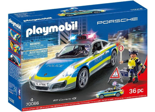 Playmobil Porsche 70066 Porsche 911 Carrera 4s Policía