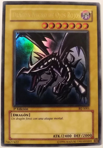 Dragon Negro De Ojos Rojos - Ultra Rare      Bij    Español