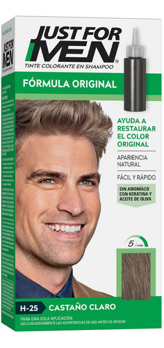 Just For Men Tintura En Shampoo Cubre Canas Fórmula Original