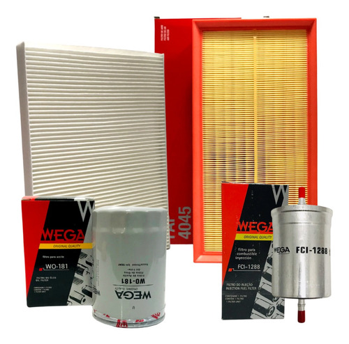 Kit Troca De Filtros Audi A3 1.8 20v Turbo 2002 2003