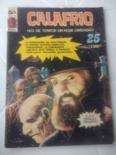 Calafrio Nº 25 - Hq De Terror - Editora D-arte - 1985