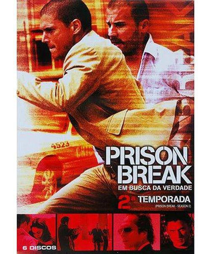 Dvd Prison Break Em Busca Da Verdade 2ª Temporada 6 Discos