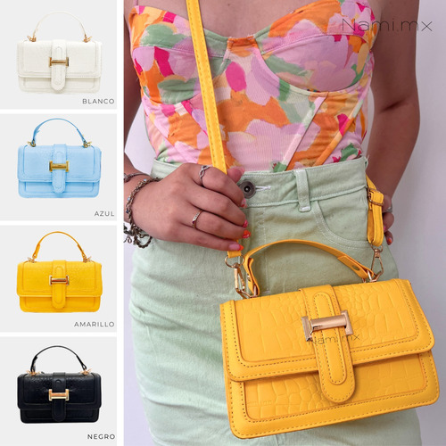 Glamour Bolso Bucket Liviano Al Hombro Confeccionado En Lona