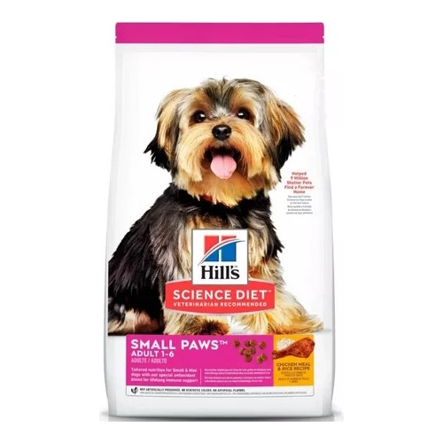 Hills Adulto Small Paws Raza Pequeña 7, 03 Kg