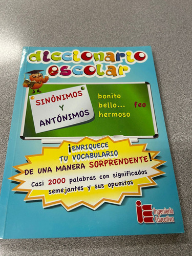 Diccionario - Sinónimos Y Antónimos C/imagenes Para Colorear