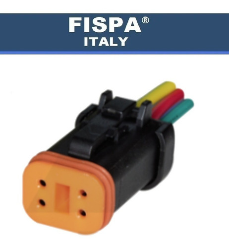 Conector/ficha 4 Vias Linea Deutsch Agro/ Camion/ Omnibus