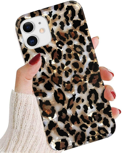 Funda Para iPhone 12 Mini, Animal Print/silicona/delgada