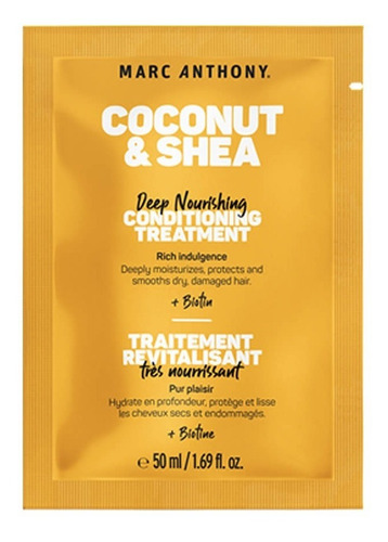 100% Hydrating Coconut Oil & Shea Butter Deep Nourishing Conditioning Treatment 50ml 12pack