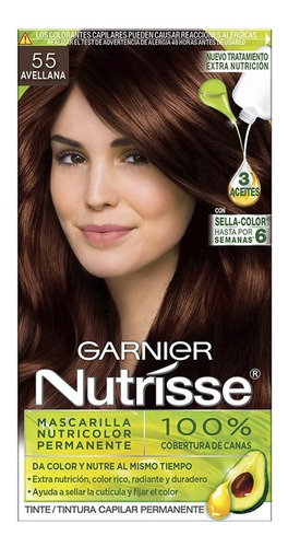 Tinte Para Cabello Nutrisse 55 Avellana