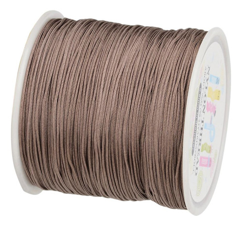 90m / Roll Cuerda De Cordón Para Pulseras De Marrón