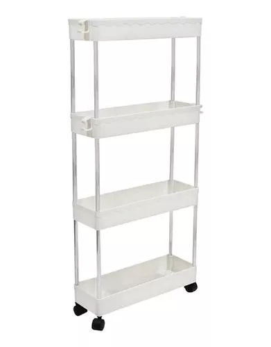 Carrito Organizador Carro Auxiliar Con Ruedas Estanteria blanco  BSCNCA010001 blanco Unitalla Big Room BSCNCA010001