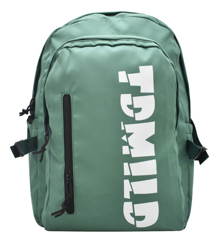 Mochila Con Compartimiento Para Laptop Tdmild Estampado Verde Primaria Ll23bjy003 Lluvia