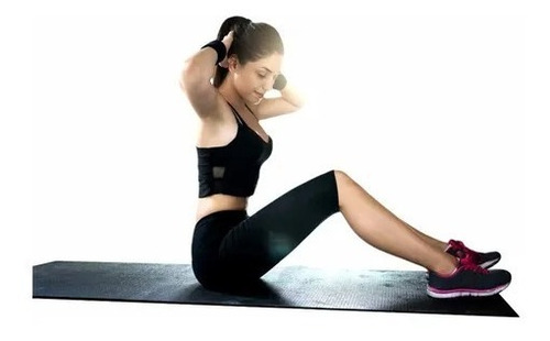 Imagem 2 de 8 de Colchonete Tapete Yoga Ginástica Pilates 1,80mx53cmx10mm