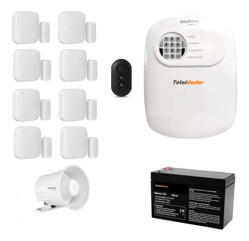Kit Alarme Residencial Intelbras 24 Net App Facil Instalação