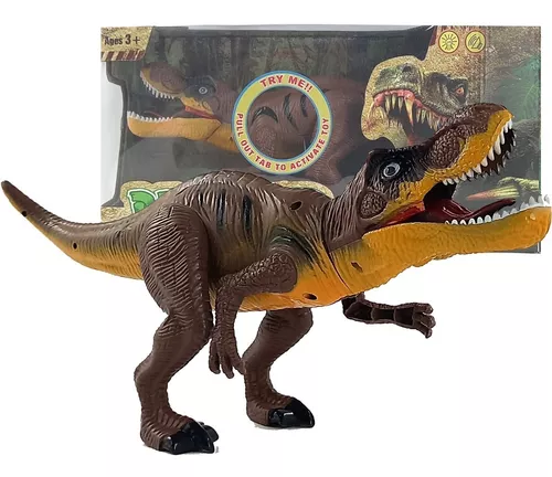 Dinosaurio T-rex Movimiento Luz Y Sonido Rugido Grande Dino