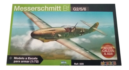 Avion Messerschmitt G2/5/6 1/72 Modelex Ind. Arg. 