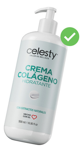 Crema Colágeno Hidratante Firmeza 500ml Celesty®