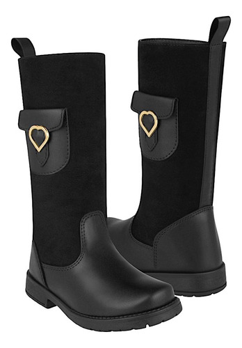 Botas Niña Stylo 17271 Simipiel Negro