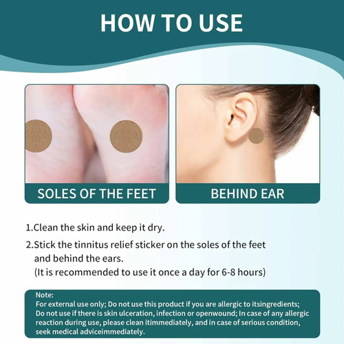 - Parche Natural For El Tratamiento Del Tinnitus A Base De