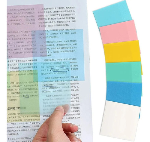 Block De Notas Adhesivas Transparente Escuela Oficina 350p F