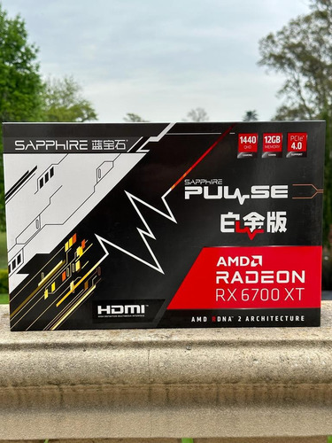 Placa De Video Amd Sapphire Pulse Radeon Rx 6700 Xt 12gb