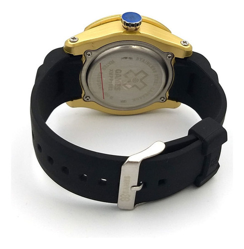 Relógio X Games Masculino Dourado Silicone Xmpp1052 C1px