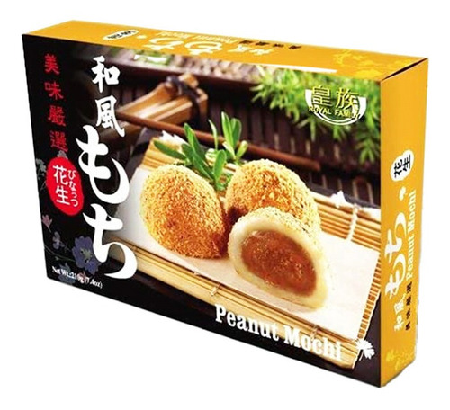 Dulce Japones Mochi Peanut Cacahuate 1 Caja 210g Royal