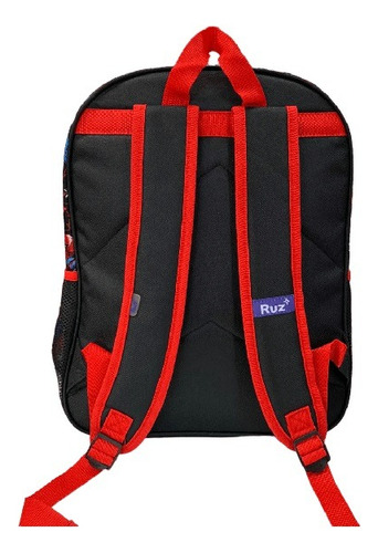 Mochila Escolar Primaria Spiderman Luz Led 3d Niño Ruz