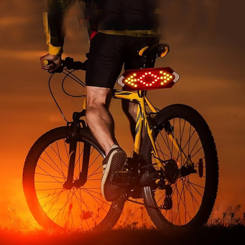 Luz Trasera De Bicicleta Con Carga Usb, Luz Nocturna, Luz De