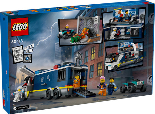 Lego City Laboratorio De Criminología Móvil De La Policía