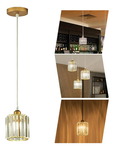 Lámpara Colgante Lámpara De Techo Cristal Moderna Decorativa