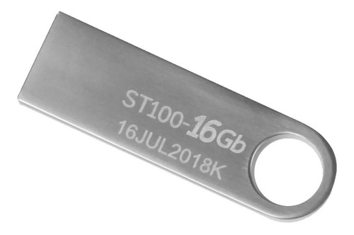 Memoria USB Stylos Tech ST100 16GB 2.0 plateado