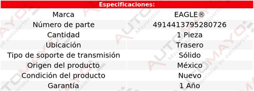 Tacón Transmisión Tras C25/c2500 Pickup 8 Cil 6.2l 1982