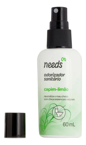 Bloqueador De Odores Sanitários Needs Capim Limão Com 60ml
