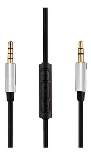 Cable Audio C/ Microfono Plug 3,5mm Netmak Recoleta