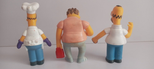 Figuras Burger King Los Simpson Lote 3 Figuras (Usado)