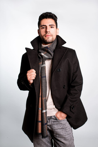 Chaqueta De Hombre, Chaqueton Cruzado, Abrigo Temporada 2023