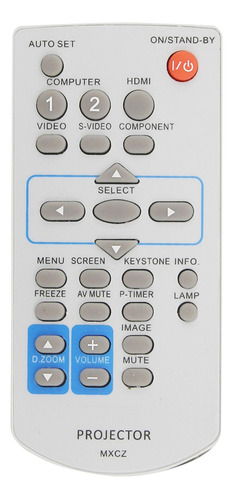 Reemplace El Control Remoto Mxcz Para El Proyector Panasonic