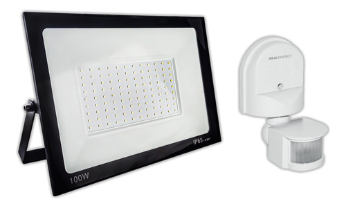 Reflector Con Sensor De Movimiento 100w Led 3 Funciones Ip65