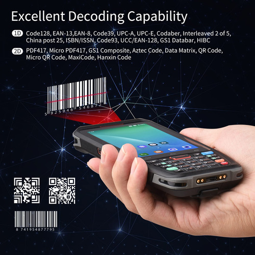 Hosioe 1d/2d/qr Barcode Pos Terminal Android 10.0 Pda