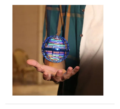 Volador Bola Spinner Con Luz Led Control De Mano De Regalo