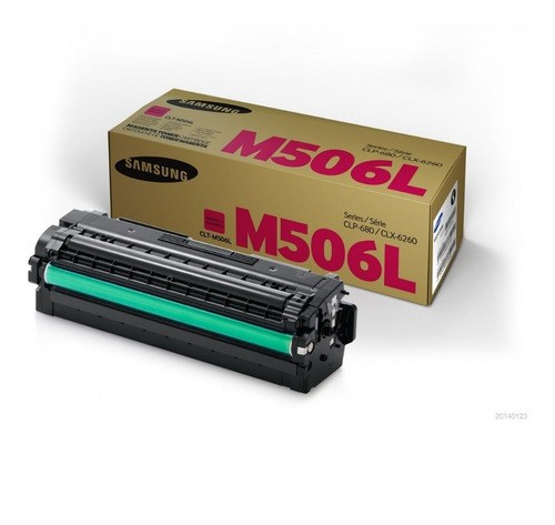 Toner Original Samsung Clt-506l 680nd 6260fw Magenta