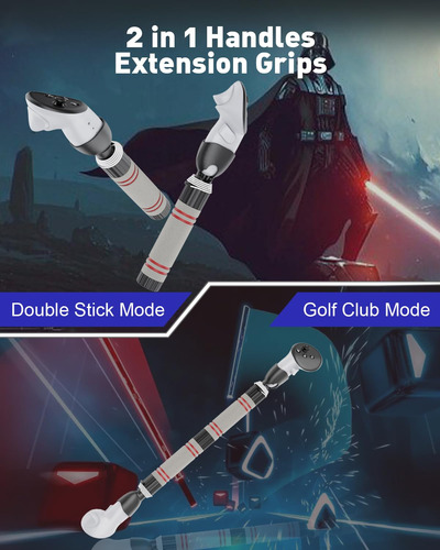Extensiones De Mango Para Meta Quest 3 Y Oculus Quest 2 Vr