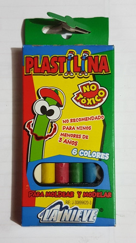 Plastilina La Nieve 6 Barras