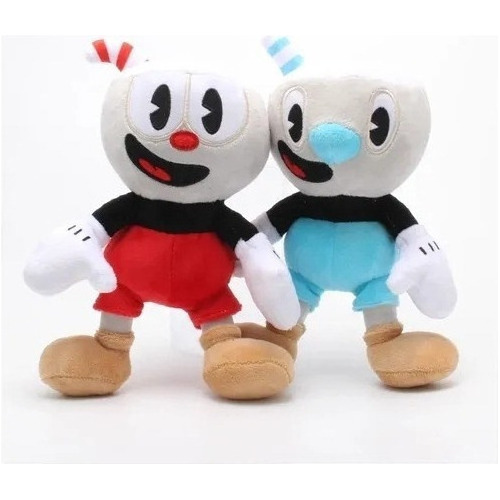 Juego De 2 Tazas Cuphead Para Niños Con Forma De Muñeco De P