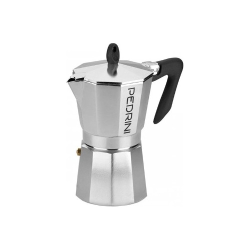 Cafetera 3 Pocillos Pedrini Italiana Moka Aluminio G