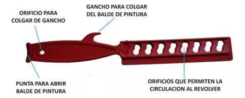 Mezclador De Pintura Plastico - Deacero
